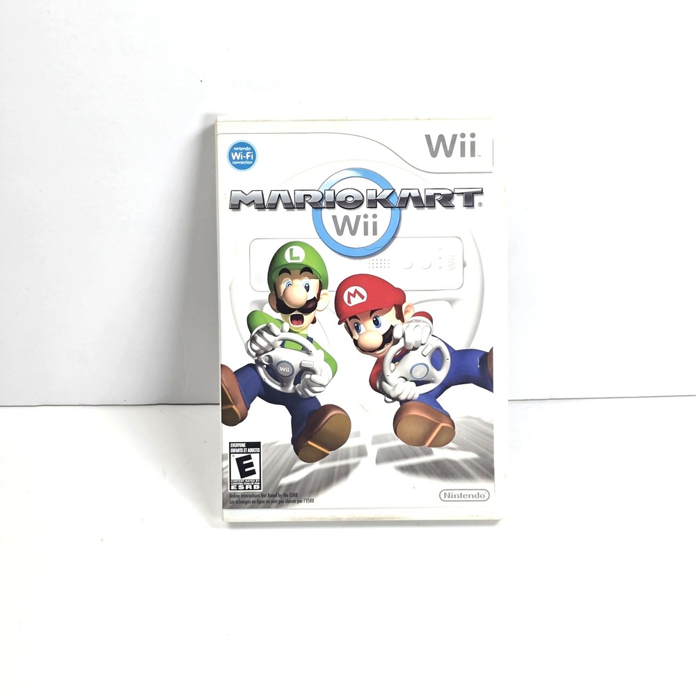 Mario Kart Wii (Nintendo Wii, 2008) Complete CIB W/ Inserts